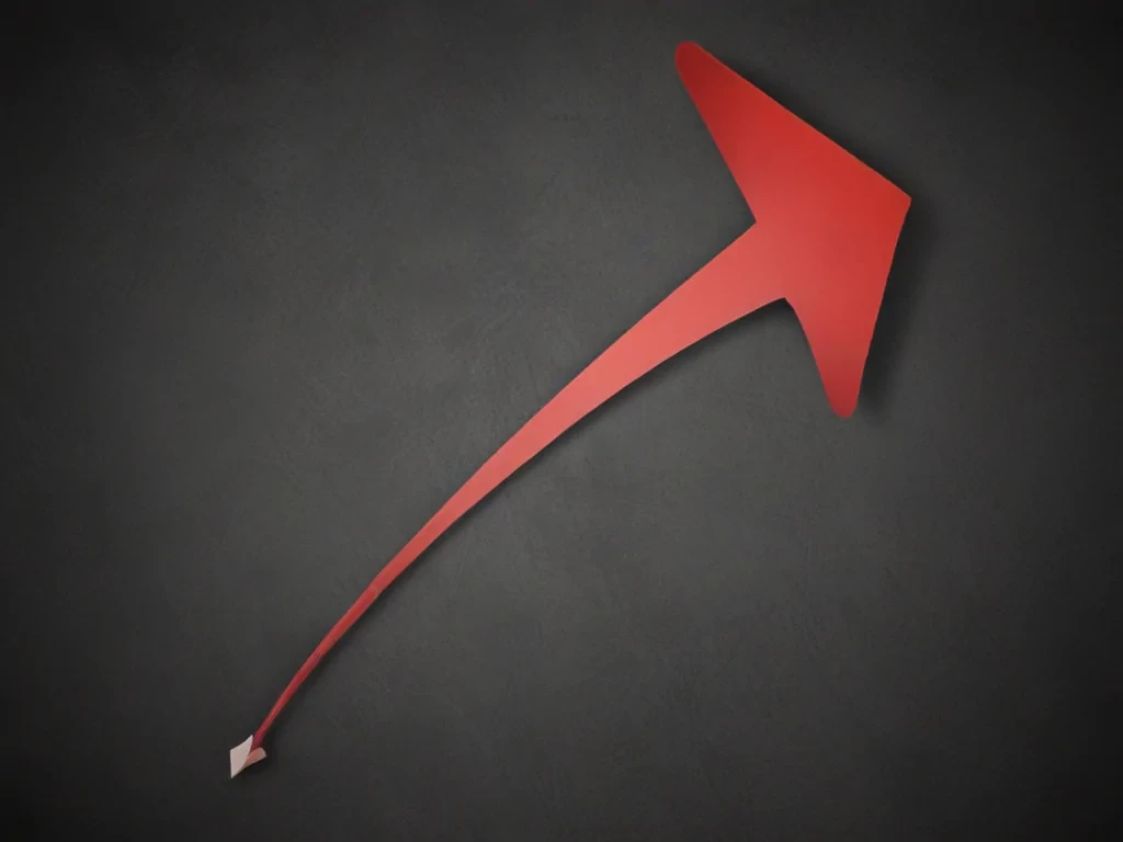 downward arrow