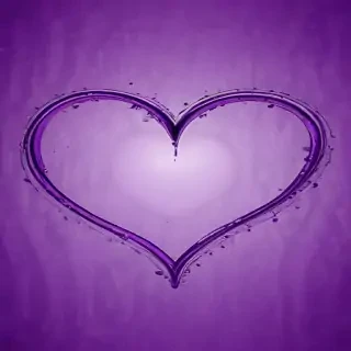 purple wallpaper heart
