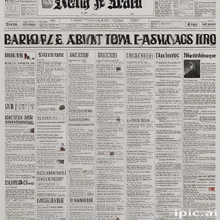 newspaper transparent