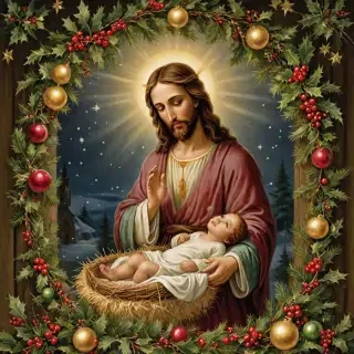 merry christmas jesus images