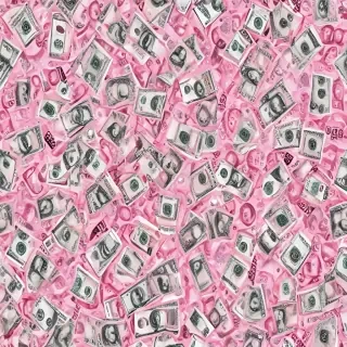 pink money background