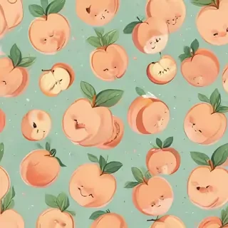 cute peach background
