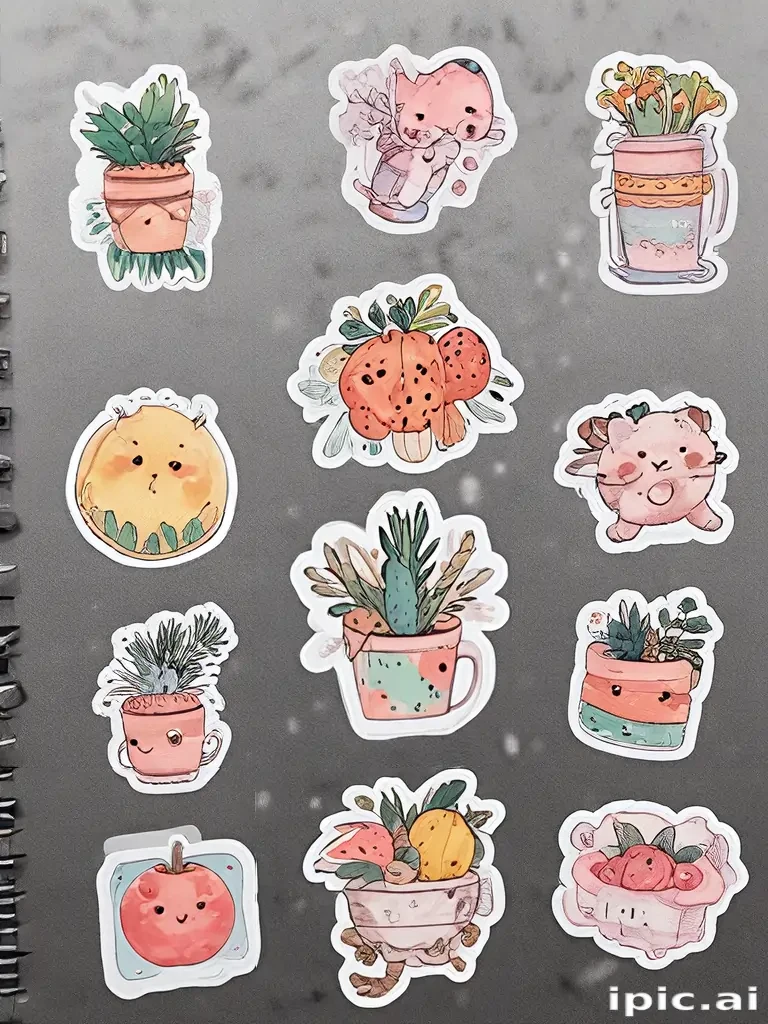 printable sticker aesthetic