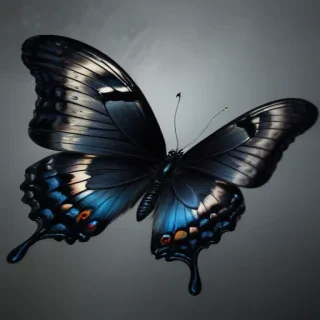 black butterfly