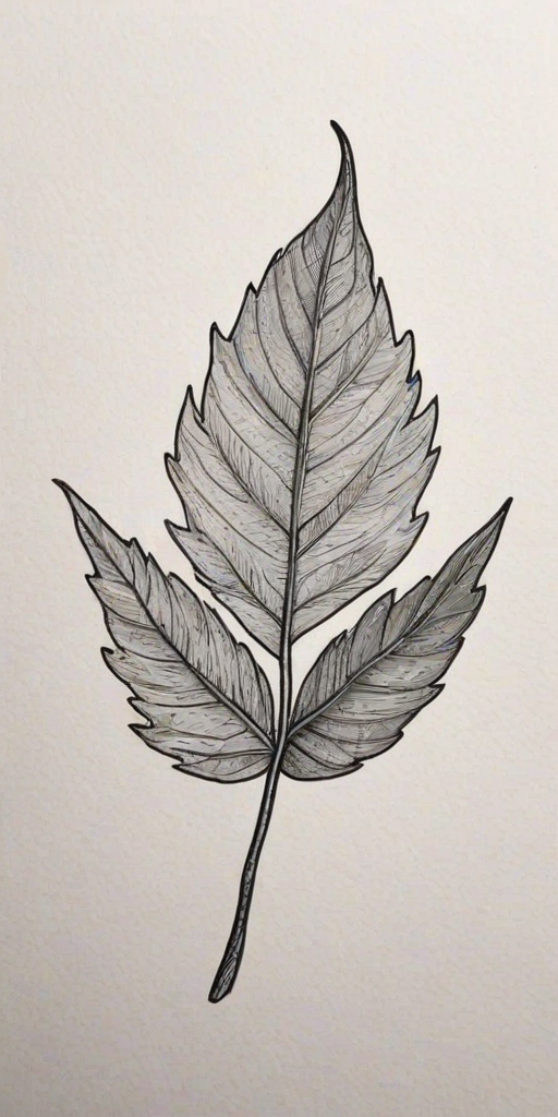 leaf doodle