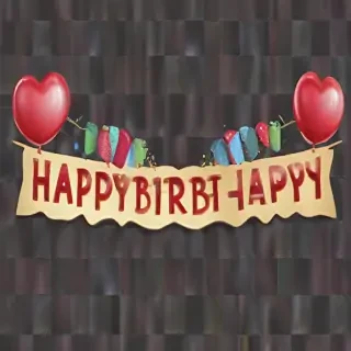 happy birthday banner png