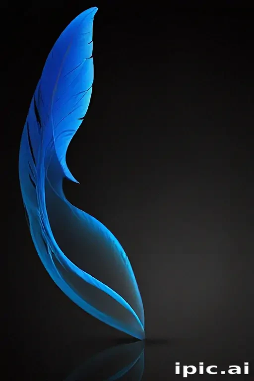 black background with blue