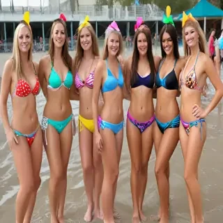 high school bikini party