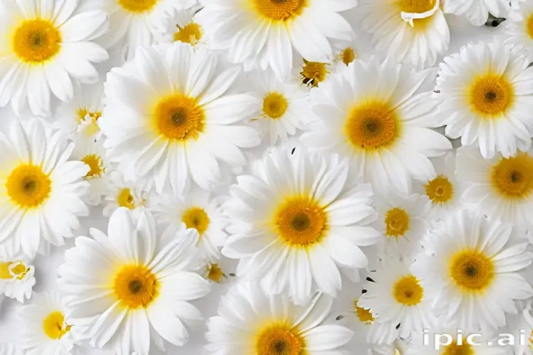 flower white background