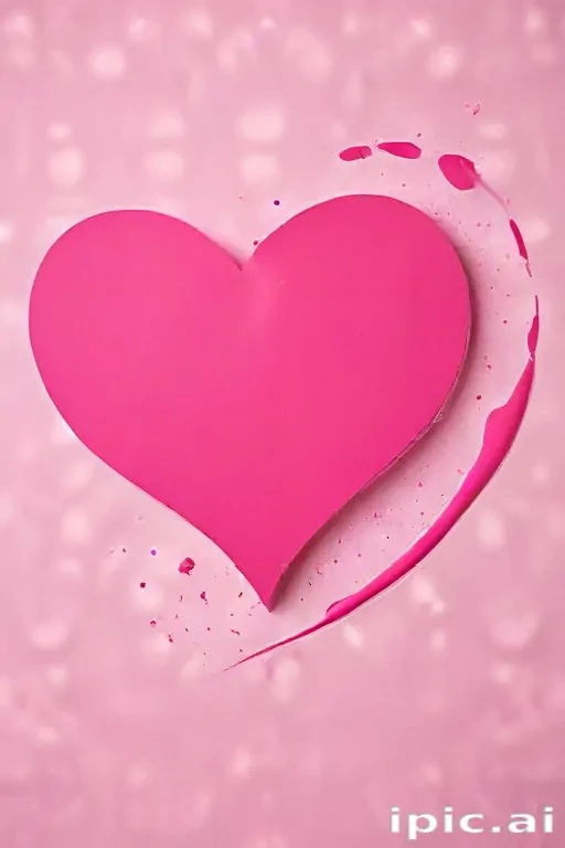 pink heart background