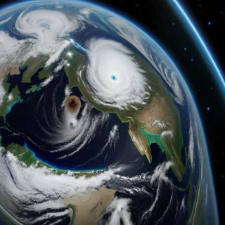 earth from space