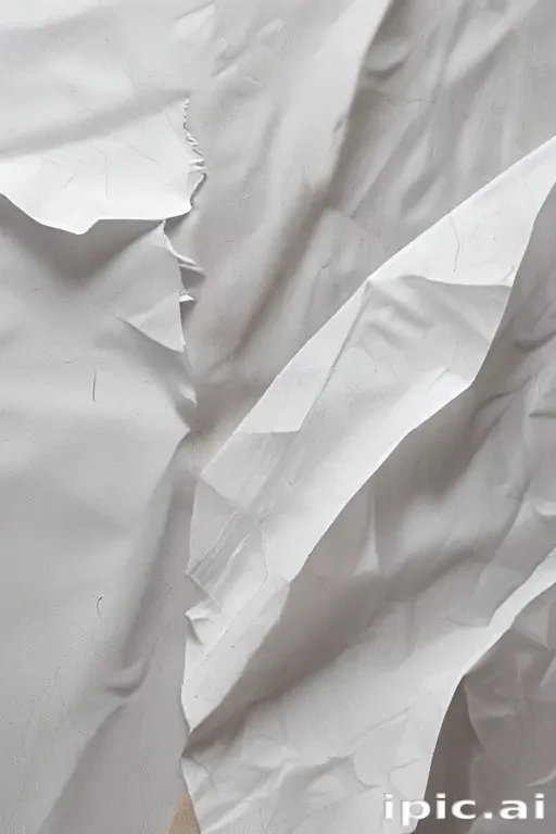 wrinkled paper overlay