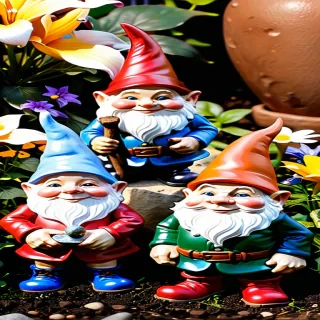 garden gnomes