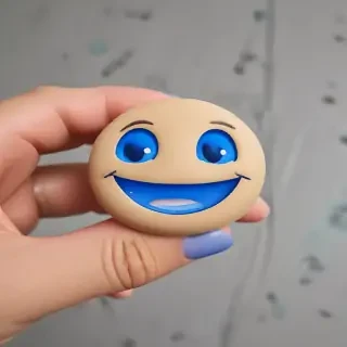 blue emoji