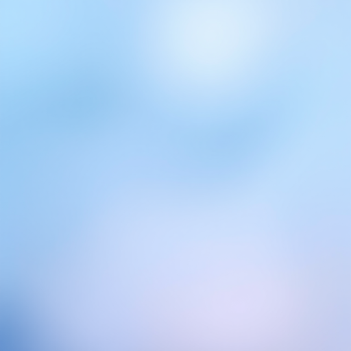 Create a high-resolution abstract image with a soft blue gradient background, using a Canon EOS R5 camera, f/8 aperture, 1/100s shutter speed, ISO 100, shot from a wide-angle perspective with a shallow depth of field.