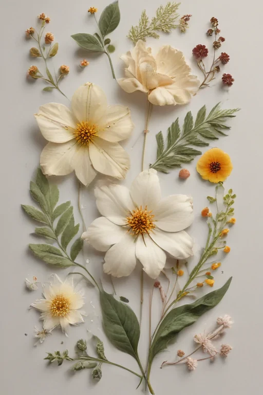 pressed flower png