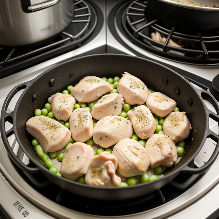 how long to cook diced chicken on stove
