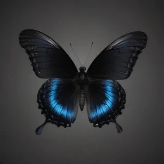 black butterfly png
