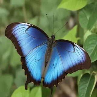 blue morpho butterfly