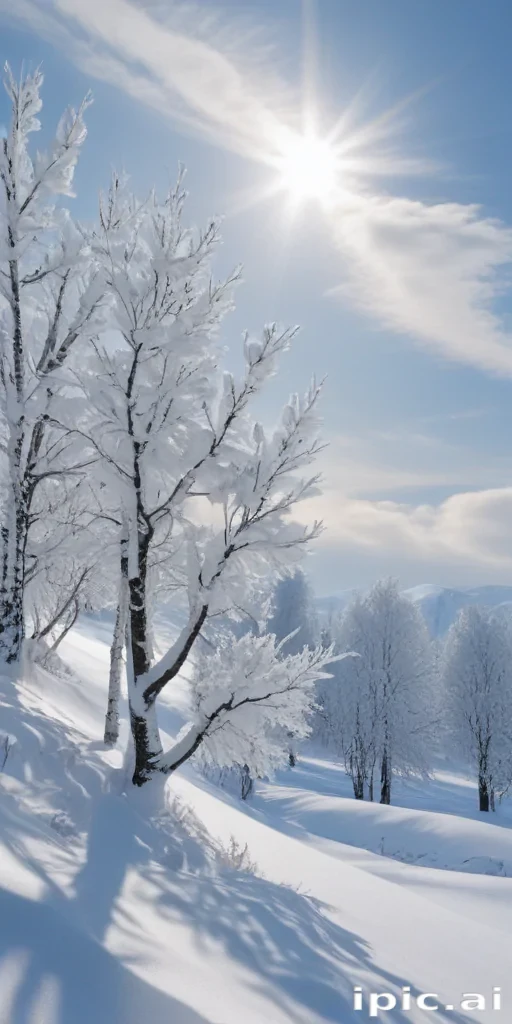transparent snow