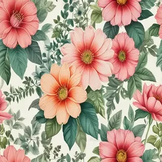 flower drawings color