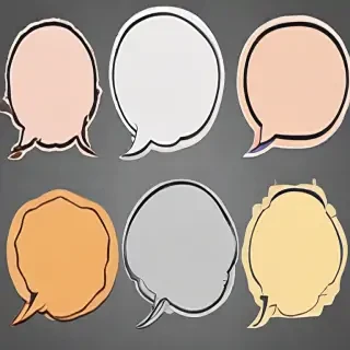 speech bubble clip art