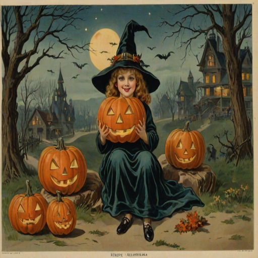 public domain images halloween