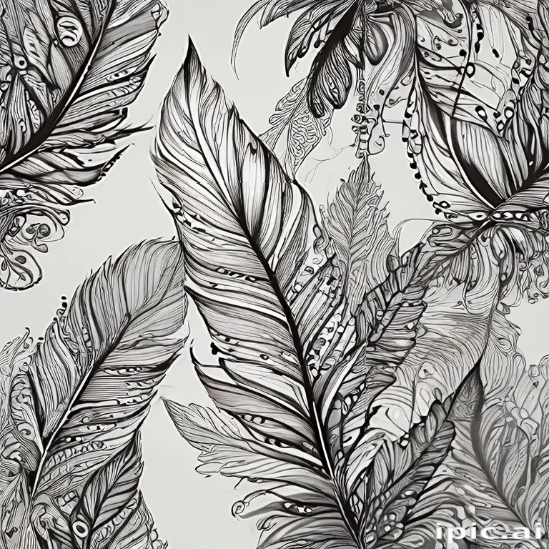feather design
