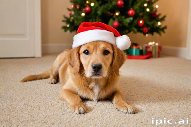 pictures of dogs christmas
