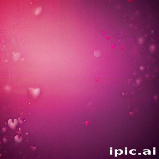 Soft Pink Background with Floating Hearts for Romantic or Sweet Themes