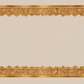 transparent background gold border
