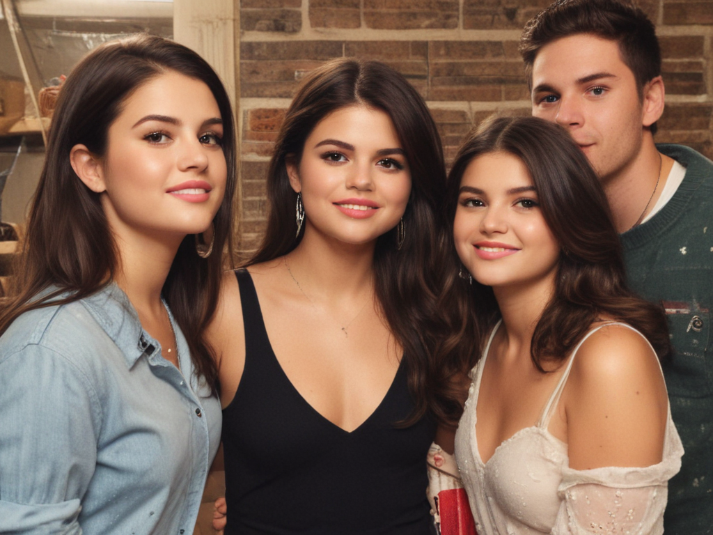 selena gomez with fans