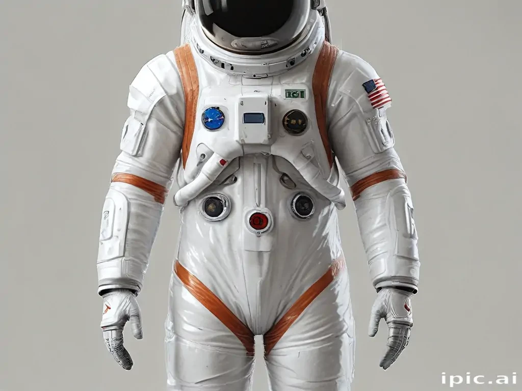 cartoon transparent astronaut suit