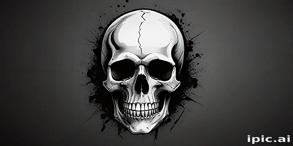 skull background