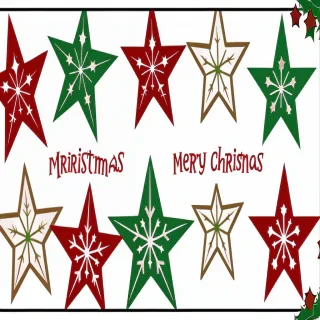 christmas stars clipart