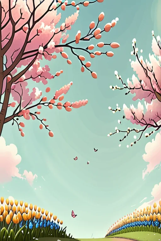 aesthetic spring backgrounds