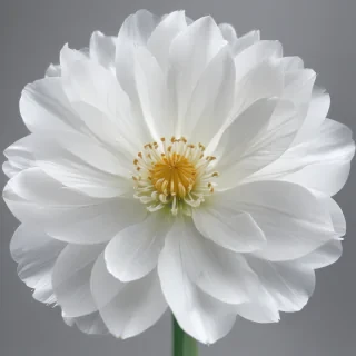 transparent white flower