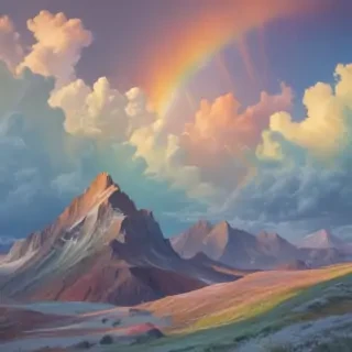 rainbow pastel