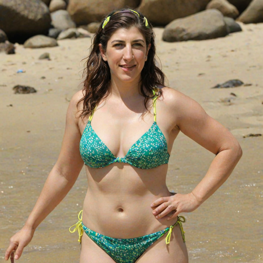 Mayim Bialik in bikini