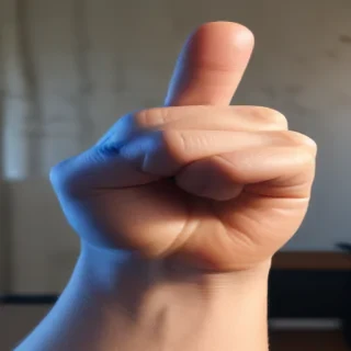 blue thumbs up emoji