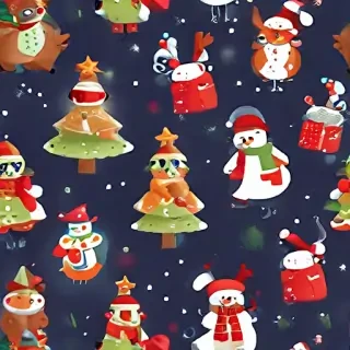 cartoon christmas backgrounds