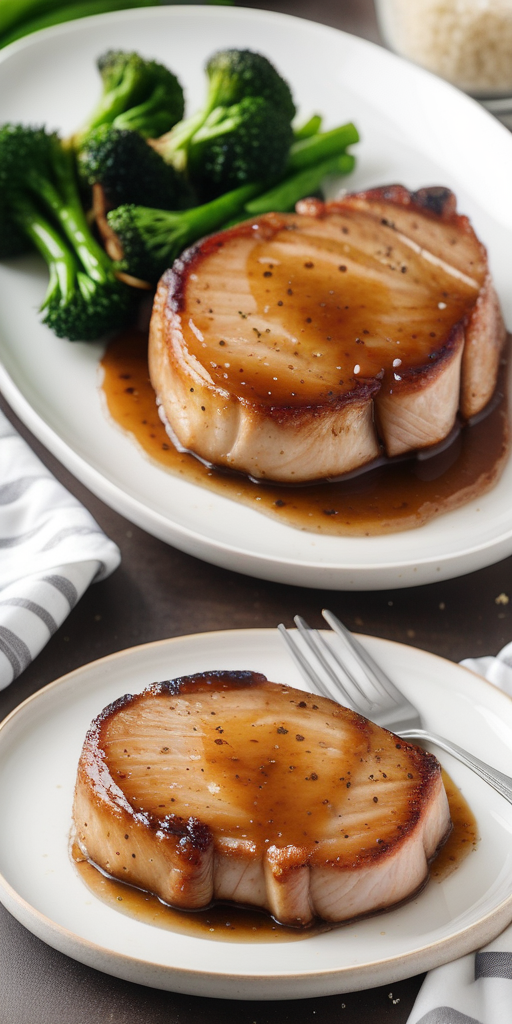 3-ingredient brown sugar pork chops