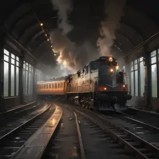 train transparent