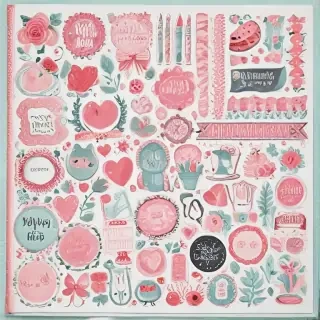 online scrapbook stickers