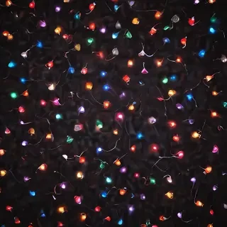 christmas lights iphone wallpaper