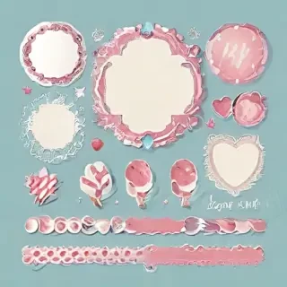 scrapbook stickers png