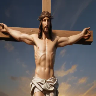 picture of jesus on cross