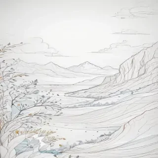 line art background