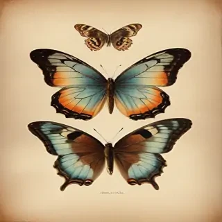 vintage butterfly illustration
