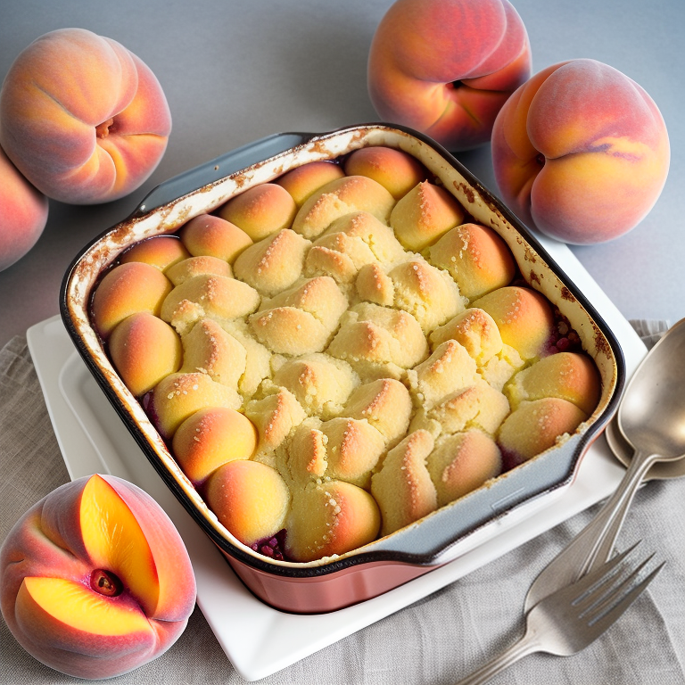 cake mix peach cobbler with canned peaches